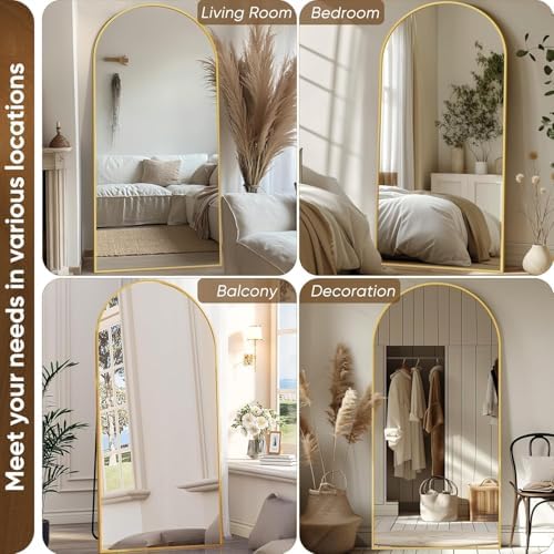 Antok 71" x32” Arched Full Length Mirror - Image 6
