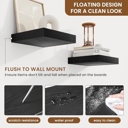 Floating Shelves for Wall, Wall Mounted Wood Shelves - Image 5