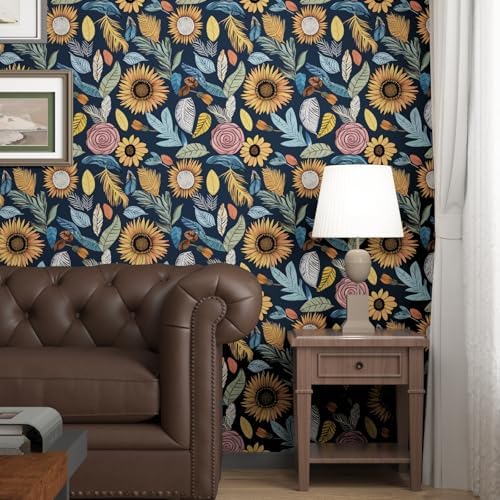 Laatse Boho Wallpaper Peel and Stick 17.5"x393" - Image 4