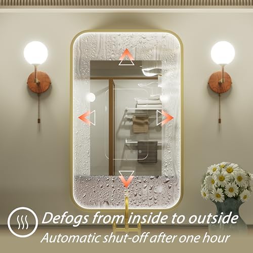 24x36 Inch LED Bathroom Mirror - Image 4