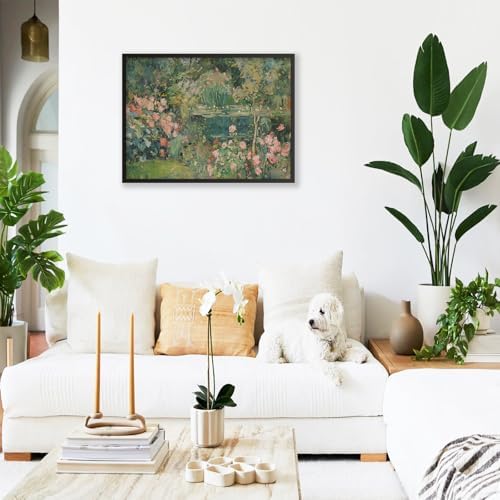 Sage Green Scenery Garden Wall Art Landscape Botanical Wildflower Poster 12x16 - Image 5