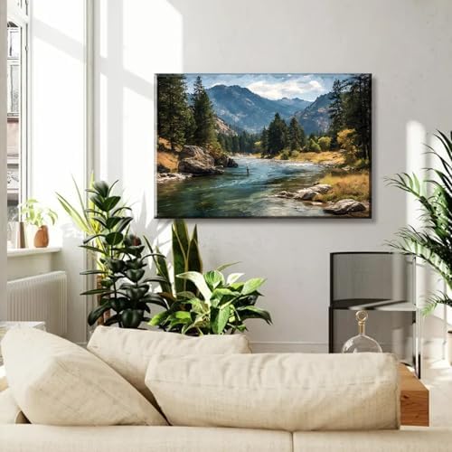 Serene Landscape Canvas Wall Art - Image 6