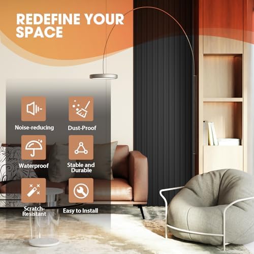 OUZUGIE WPC Acoustic Slat Wall Paneling - Image 6