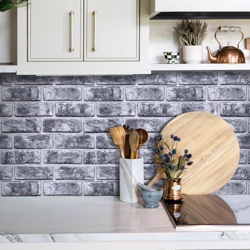 COMSTICKC 3D Faux Brick Wall Panels Peel and Stick - Image 2