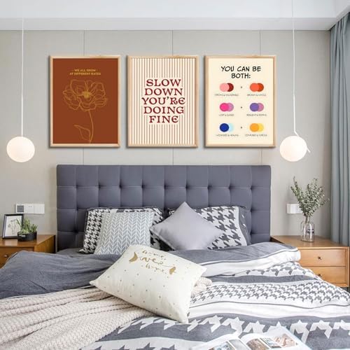 3 pcs Growth Mindset Wall Art Modern Minimalist Inspirational painting Wall - Image 4