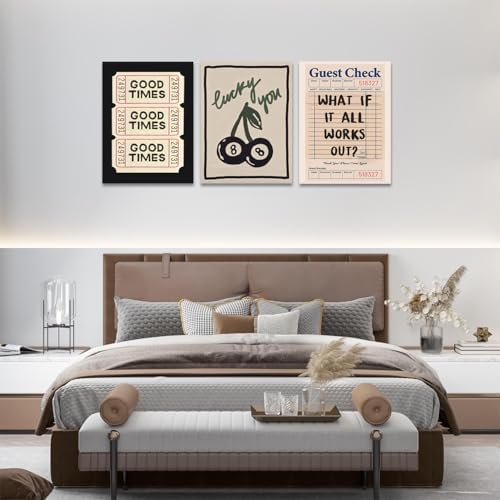 Framed What If It All Works Out Quote Wall Art Set of 3 16x24 In - Image 6