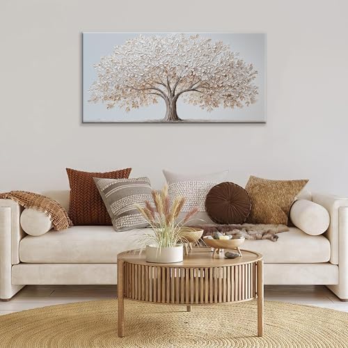 White Tree Wall Art Wall Art Decor 20"X40" Minimalist Wall Art - Image 5