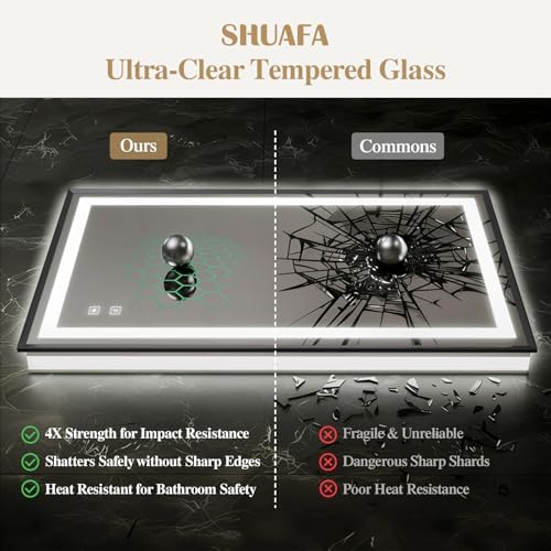 40X36 Inch LED Bathroom Mirror - Image 6