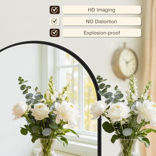 Arched Bathroom Vanity Mirror for Over Sink, 2 Pack 36”x24” - Image 2