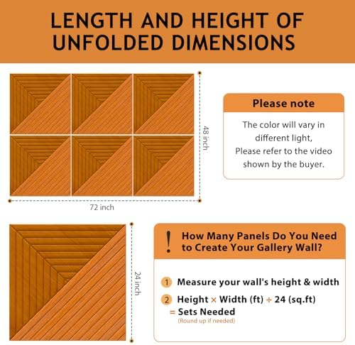 6 Pack Peel and Stick Acoustic Wall Panels - Image 4