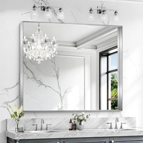 CIRCUMI Silver Bathroom Mirror by CIRCUMIMirror