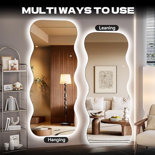Hasipu 71"x31" Wavy Full Length Mirror - Image 5
