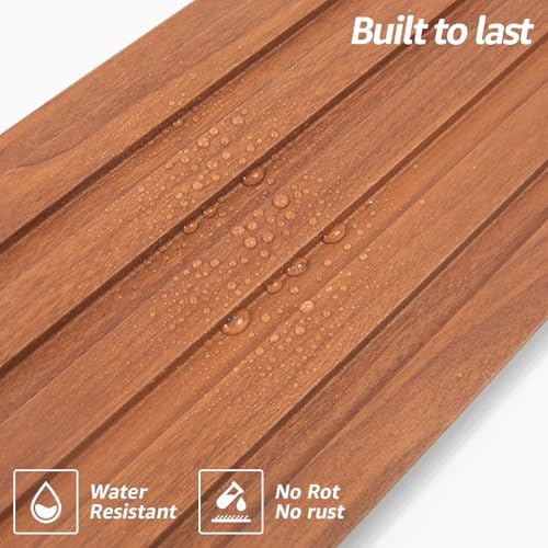 Art3d 108 x 6 Inch WPC Wood Slat Wall Panels, 3D Wall Accents - Image 6