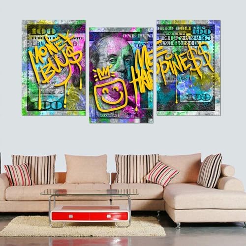Yatsen Bridge 3 Panels Dollar Wall Art - Image 2