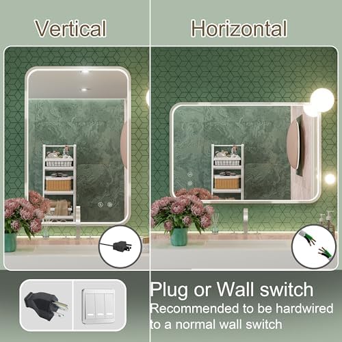 24x36 Inch LED Bathroom Mirror - Image 6
