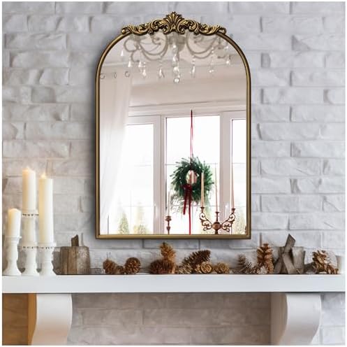 Ornate Baroque Vintage Gold Mirror - Image 6