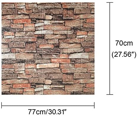 3D Self Adhesive Foam Wall Panels, 10 Tiles Cover 57 sq feet, Peel and Stick - Image 3