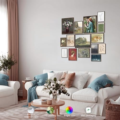 LANCHI95 15PCS Unframed Dark Academia Vintage Art - Image 4