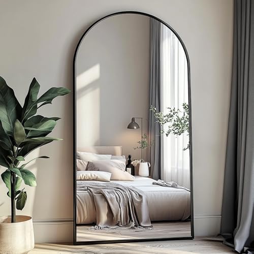 76''x34'' Arched Floor Mirror, Full Body Mirror - Image 2