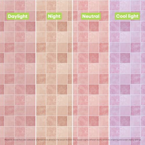 Select 5 Pack Peel and Stick Backsplash Square Tiles, 12x12 in - Image 6