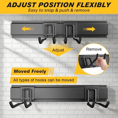 99 Inches Garage Storage, UUP Garage Organization, Wall Mount Garden Tool - Image 5