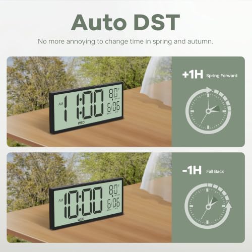JALL Large Digital Wall Clock Battery Operated, Wall Clock - Image 6