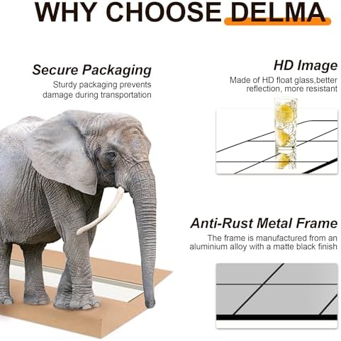 Delma Window Pane Mirror for Wall - Image 5