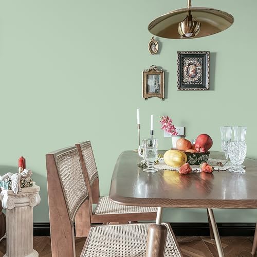 Yasinet Light Green Wallpaper Green Peel and Stick Wallpaper GreenContact Paper - Image 6