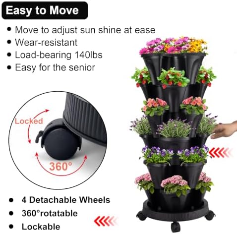 GameXcel Vertical Planter Tower - Image 4