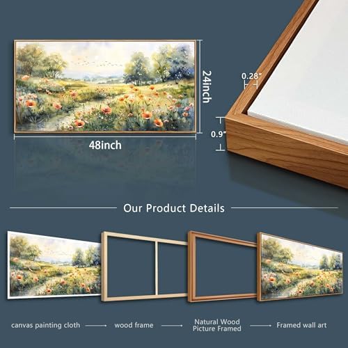 XIGUANGART Large Framed Wall Decor Canvas Wall Art - Image 6
