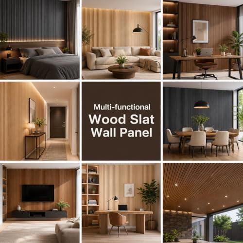 Wood Slat Wall Panel 4 Color Samples - Image 5