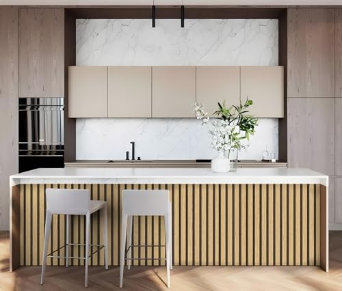 myforHD Wallpaper Peel and Stick Wood Grating Stripe Self-Adhesive Wallpaper - Image 5