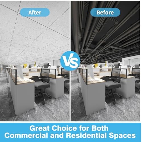 Art3d Acoustic Drop Ceiling Tiles 2x4 ft - Image 2