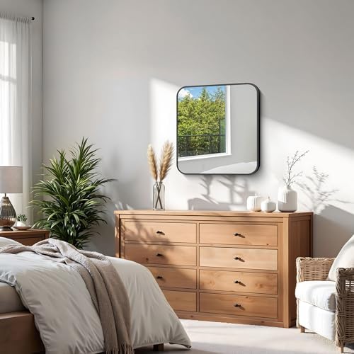 KOCUUY Square Bathroom Mirror, Living Room - Image 3