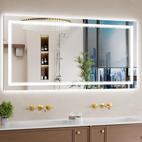 24"x48" LED Bathroom Mirror by WISSMIELSHOME