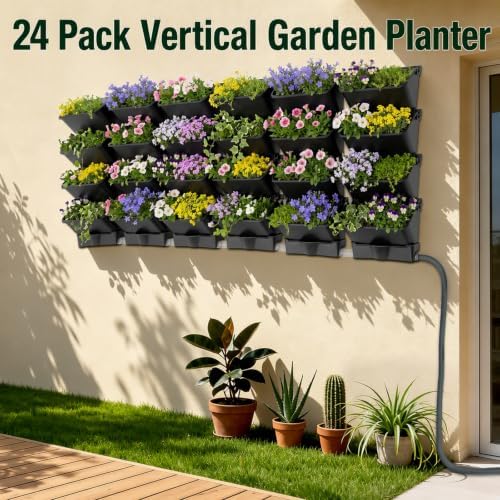 Vertical Garden Planter Hanging Wall Planter, 24 Pack - Image 2