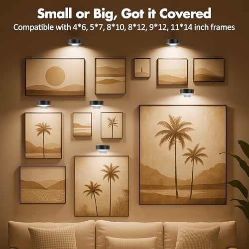 Picture Lights for Wall, Wireless Poster Lights Battery Operated - Image 6