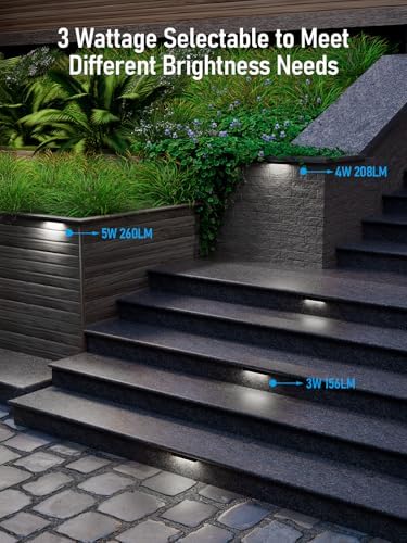 LEONLITE 8-Pack 7 Inch LED Hardscape Lighting, 5000K Daylight - Image 2