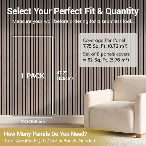 TONOR 8-Pack Wood Slat Panel, Acoustic Panels - Image 5