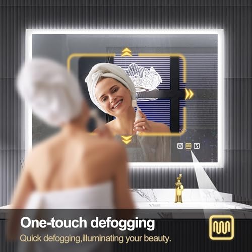 SBAGNO 24''x32'' LED Bathroom Mirror - Image 3