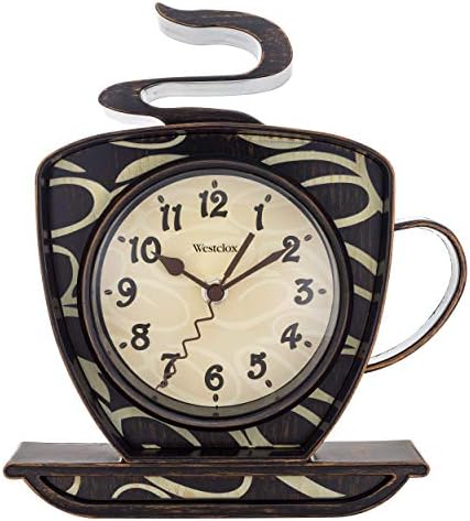 Westclox 10.25” Coffee Cup, 3-D Wall Clock – Model# 32038 by Westclox