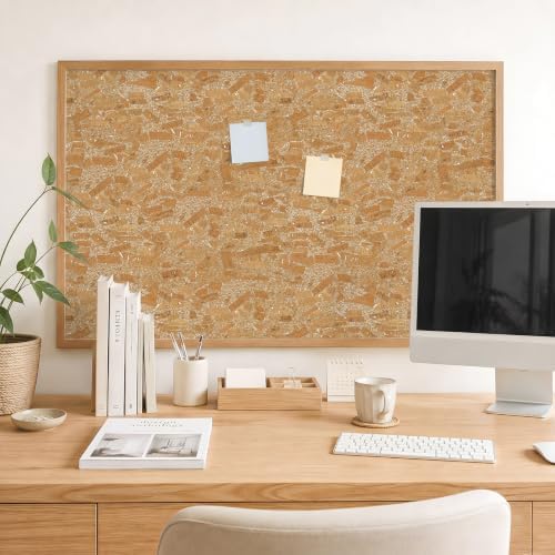 VEELIKE Natural Cork Peel and Stick Wallpaper - Image 4