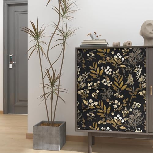 Laatse Vintage Floral Peel and Stick Wallpaper 17.5'' x 787'' - Image 2