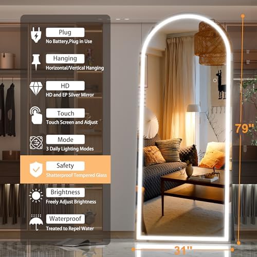 Hasipu 79" X 32" Full Length Mirror - Image 2