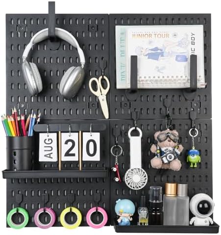 Pegboard Wall Organizer Kit – Heavy Duty 20lbs Load Bearing, Easy Installation by Colville