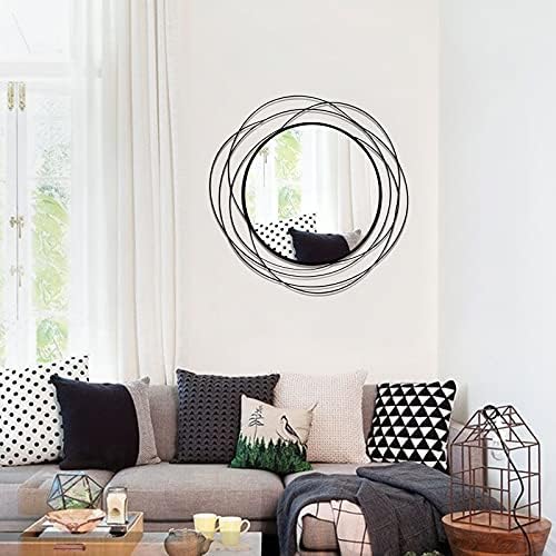 ironsmithn 26.8 Inch Round Black Mirror - Image 7