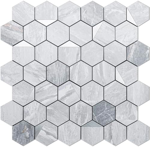 DICOFUN Hexagon Tile Peel and Stick Backsplash by DICOFUN