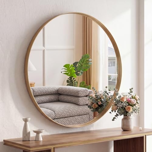 Sweetcrispy Round Bathroom Mirror by Sweetcrispy