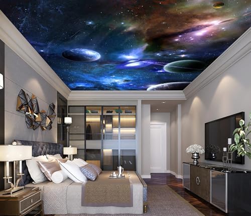 Galaxy Planet Wallpaper Mural Peel and Stick - Image 2