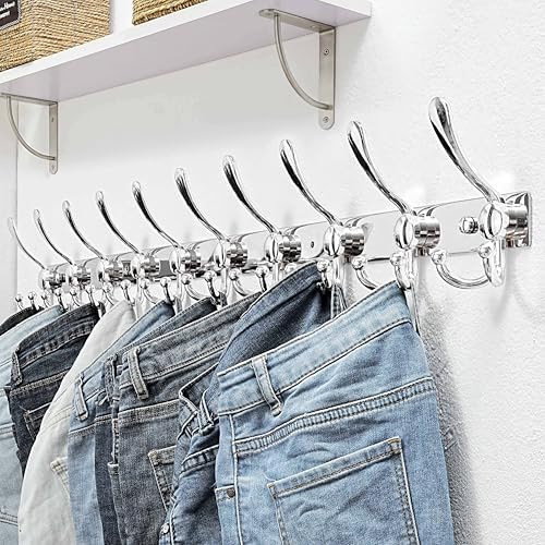 Dseap Coat Rack Wall Mount 37 Inch, Heavy Duty 12-Gauge Base vs Flimsy 1mm - Image 4